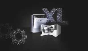 XL-Lösung für die Zahnarztpraxis: Miele-Thermodesinfektor und Kleinsterilisator plus Zubehörkomponenten durch den Kundendienst von Miele.