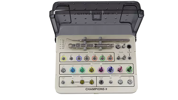 Abb. 20: Die Condenser im CHAMPIONS OP-Tray.