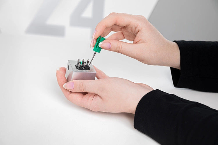 Komfort von vhf – innovativer Schiebemechanismus und sichere Handhabung der Werkzeuge.