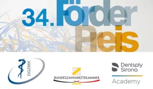 Der 34. Förderpreis wurde von der DGZMK durchgeführt, von der BZÄK unterstützt und von Dentsply Sirona als Sponsor gefördert und praktisch umgesetzt.