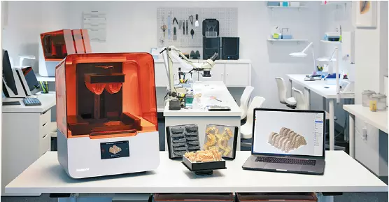 Abb. 1: In vielen Laboren ist der 3D-Druck auch bereits zur Gegenwart geworden.
