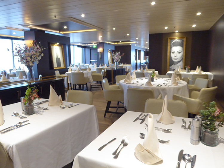 Das Restaurant Waterfront.