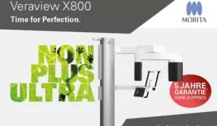 Zeit für Perfektion mit dem Nonplusultra des Röntgens: Für kurze Zeit bietet Morita das Kombinationsgerät Veraview X800 zu einem attraktiven Einstiegspaket an. © J. MORITA EUROPE GMBH