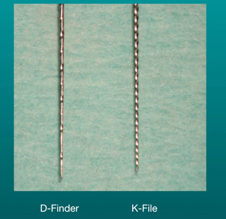 Abb. 9: Vergleich Design D-Finder und K-Feile.