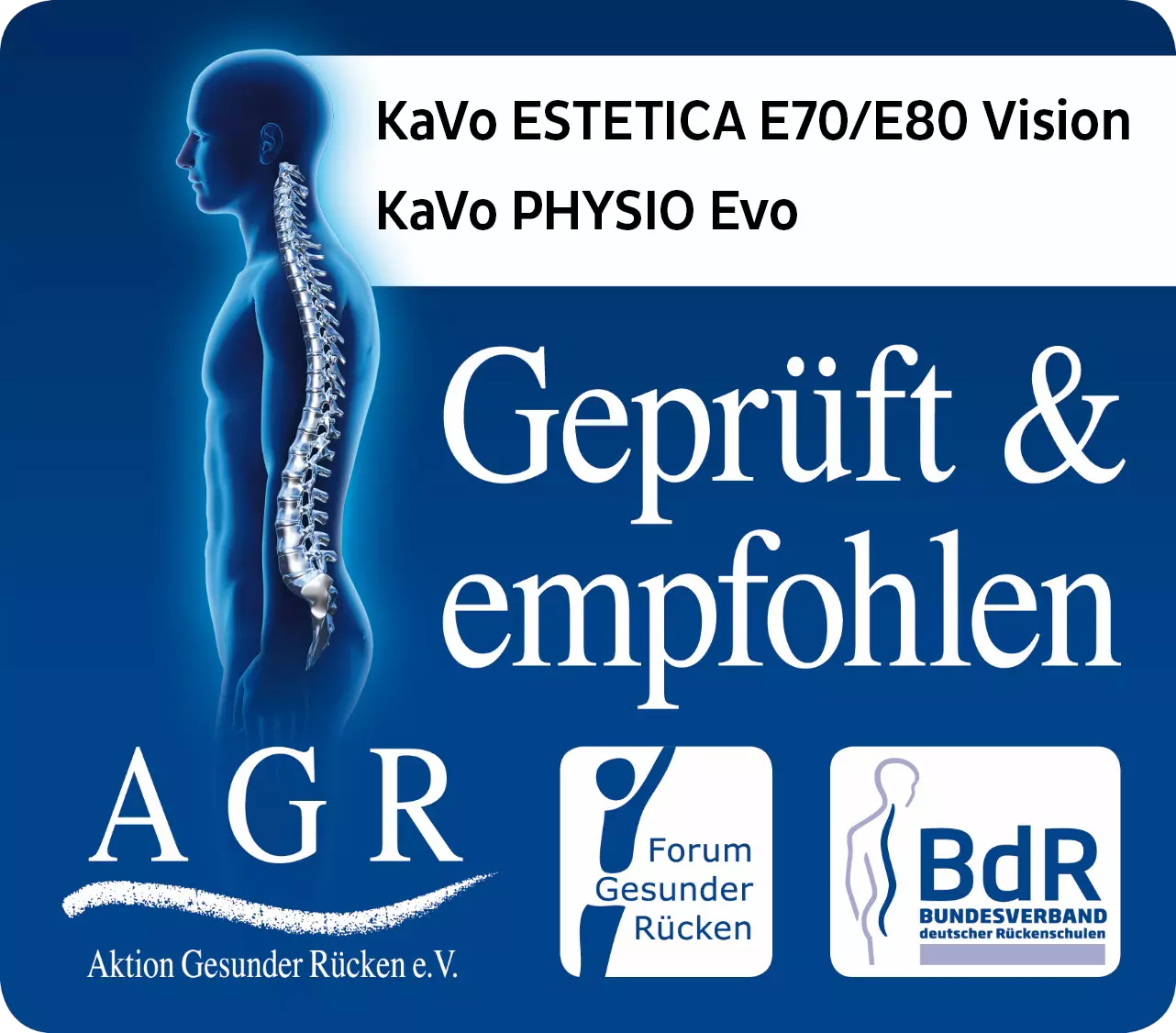 Die ersten und einzigen Behandlungseinheiten mit ausgezeichneter Ergonomie gemäß AGR.