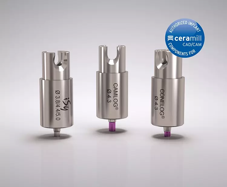 Die neuen iSy®, CAMLOG® und CONELOG® CAM-Rohlinge für das Ceramill® CAD/CAM-System.