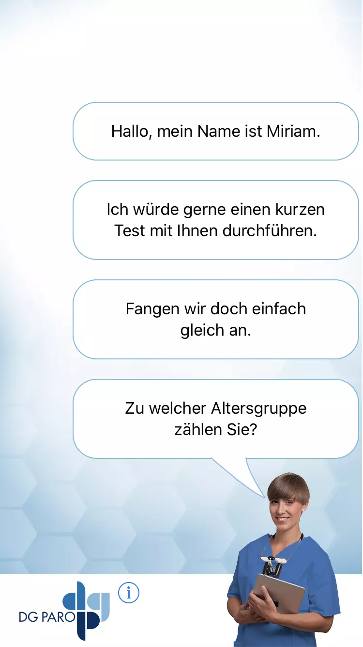 Screenshot aus der App.