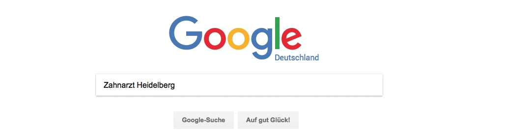 Die Onlinesuche.