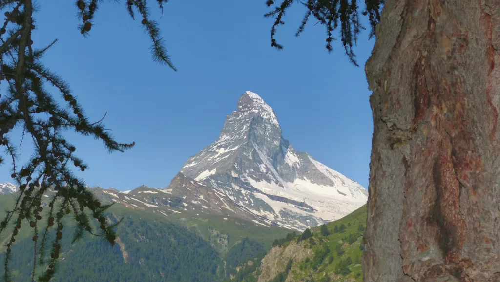 Vorbild für die Toblerone und Wahrzeichen der Schweiz: das Matterhorn.