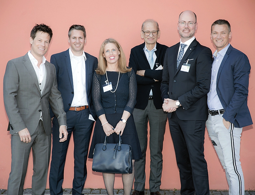 Die Referenten (von links) Dr. Jörg Ruppin, Jan Märkle, Dr. Carmen Anding, ZTM Enrico Steger, Dr. Clemens Esser und Dr. Ralf Masur freuen sich über die erfolgreiche Veranstaltung.