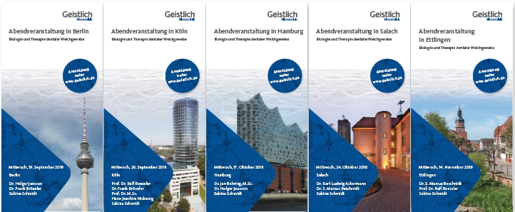 Abendveranstaltungen von Geistlich Biomaterials