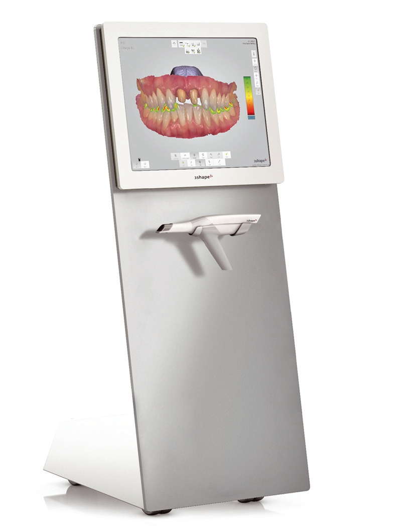 3Shape TRIOS3 color cart wireless von Straumann.