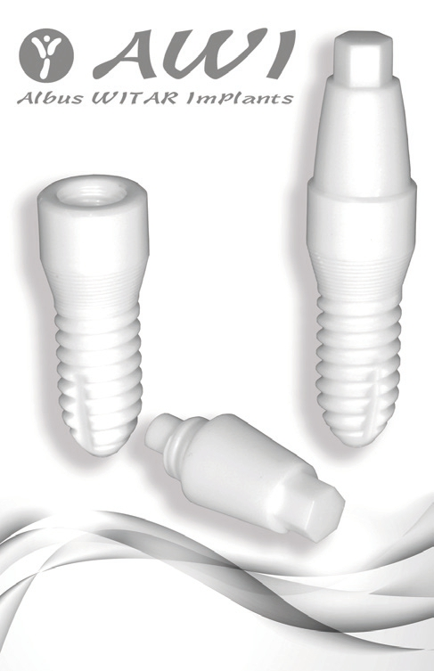 Das System ist für alle Knochenklassen indiziert und besteht aus neun zweiteiligen Keramikimplantaten mit drei unterschiedlichen Durchmessern (3,9, 4,5 und 5 mm) und drei Längen (8, 10 und 12 mm).