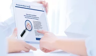 Patienten können online ihr Parodontitis-Risiko testen.