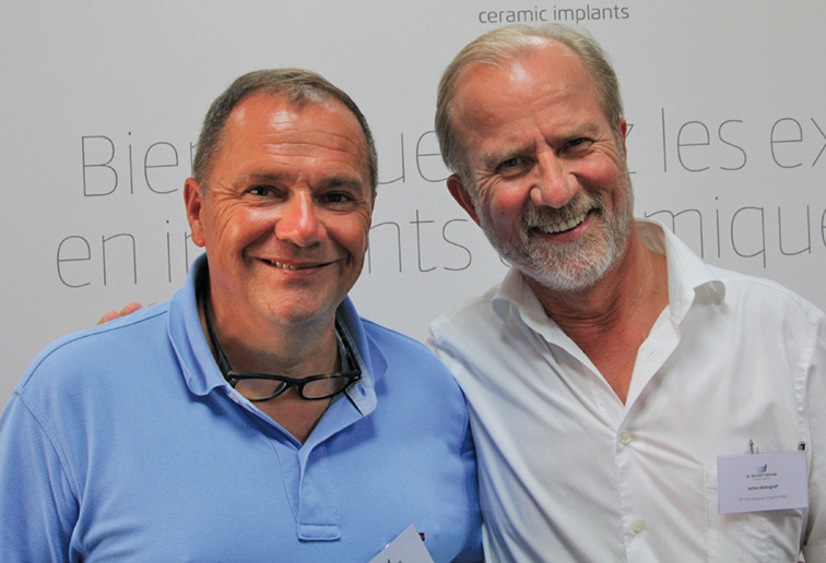 Zwei der deutschen Referenten: Dr. Georg Bayer und Dr. Jochen Mellinghoff.
