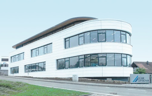 Der Neubau der Dürr Dental Optronik in Gechingen.