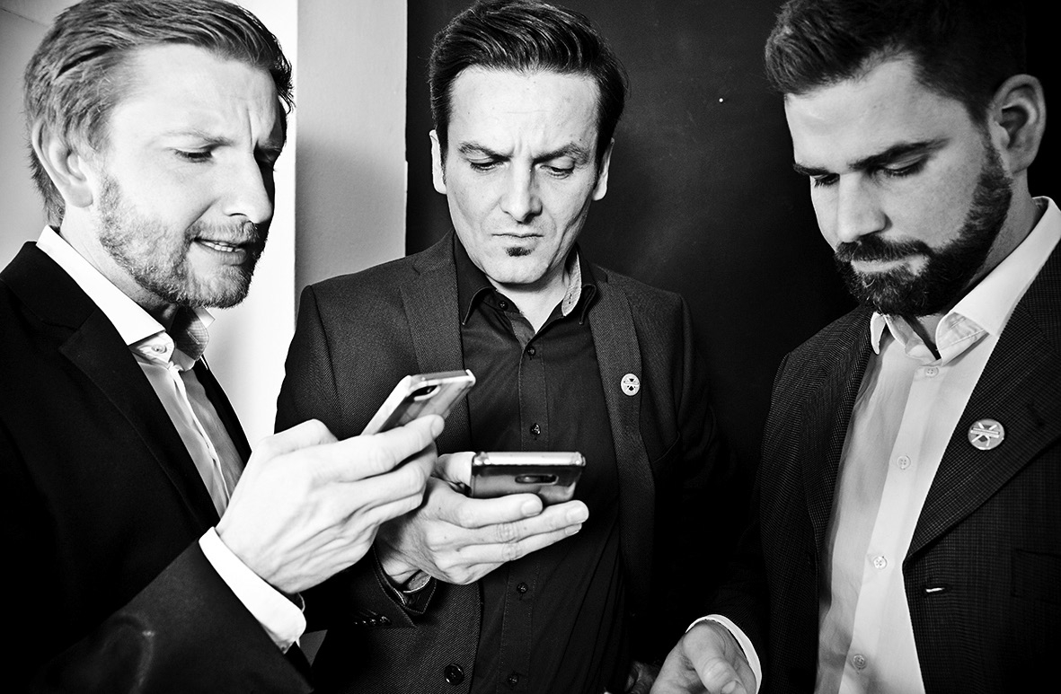 Abb. 1: Das Gründerteam der ZTGM (v. l.): Nico Heinrich, Tamer Simsek und Thomas Klusemann.