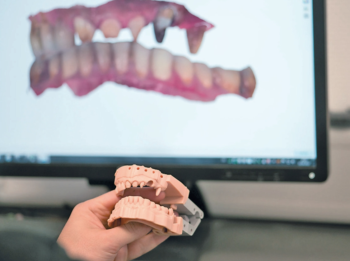 Abb. 1: Seit 2016 produziert ZAHNWERK inhouse Modelle mittels 3D-Druck.