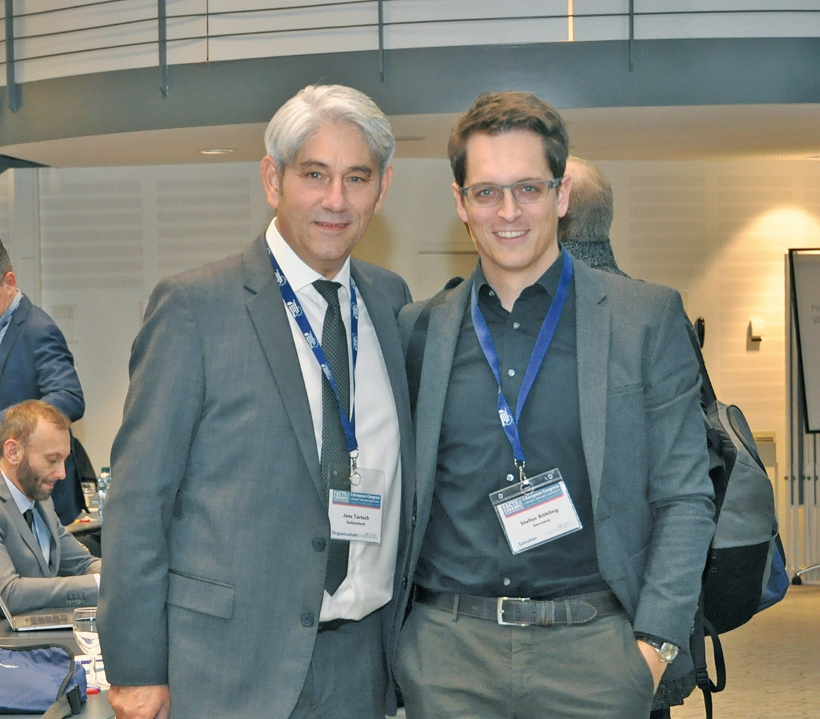 ESCI-Präsident Dr. Jens Tartsch (links) und Vize-Präsident Dr. Stefan Röhling.