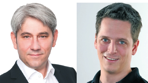 Der Präsident Dr. Jens Tartsch (links) und der Vizepräsident Dr. Stefan Röhling.