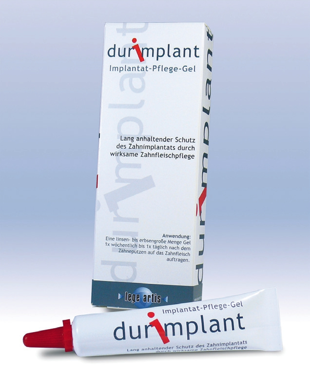 Mit durimplant gepflegtes Zahnfleisch bleibt entzündungsfrei.
