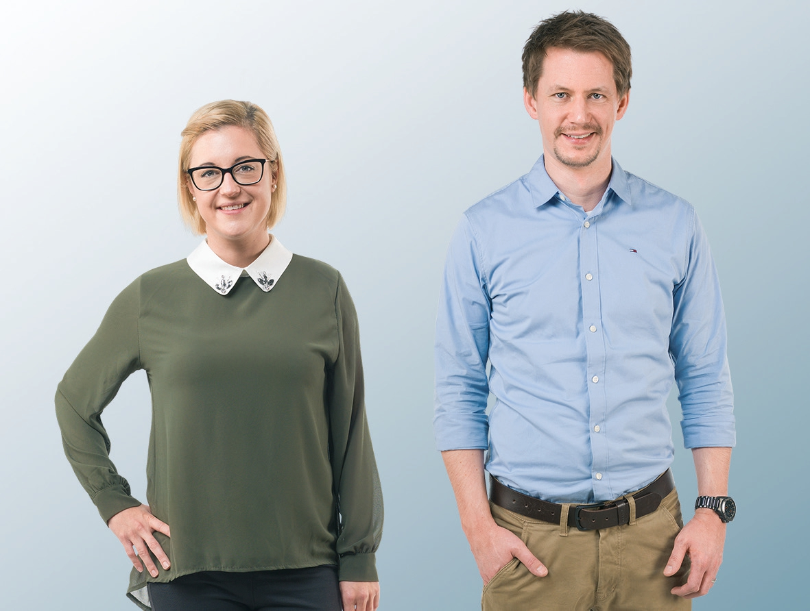 Waren an der Entwicklung beteiligt: B.Sc. Melanie Röschmann und Dipl. Ing. (FH) Axel Reichert.