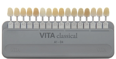 Abb. 2: Der VITA classical A1–D4.