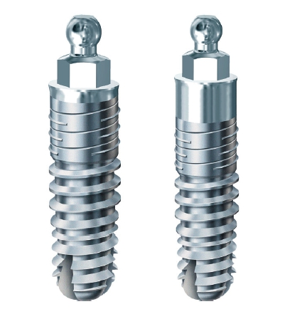 Abb. 2: Trias® Mini 3,3 mit 0,5 mm und 2 mm Gingivahöhe.