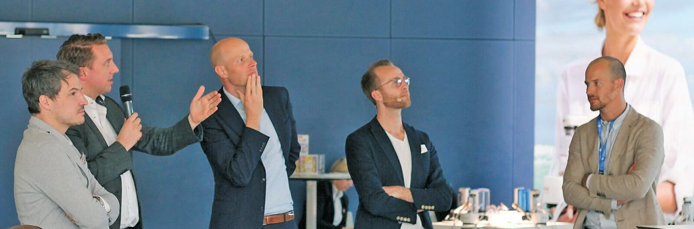 Die Referenten während der regen Abschlussdiskussion.