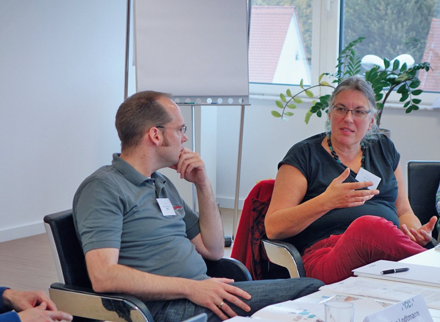 ZÄ Sabine Krasa und ZTM Mathias Wagner im Gespräch.