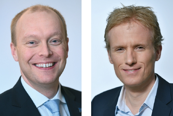 Das für das vielversprechende Programm verantwortliche Präsidenten-Duo: Prof. Dr. Florian Beuer (links) und Prof. Dr. Frank Schwarz.