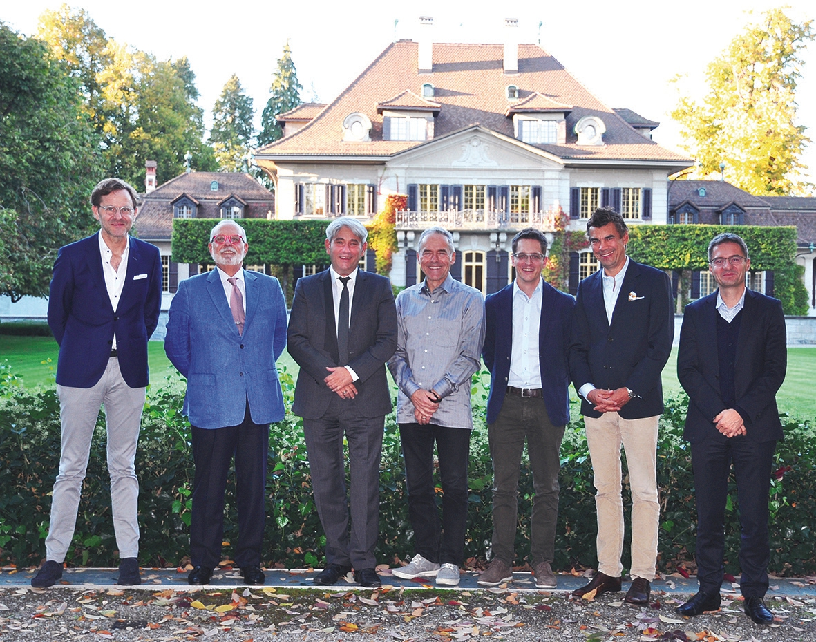 Das Scientifi c Advisory Board in Zürich: Dr. Bollen, Prof. Piconi, Dr. Tartsch, Prof. Kohal, Dr. Röhling, Dr. Gahlert und Prof. Chevalier (von links)