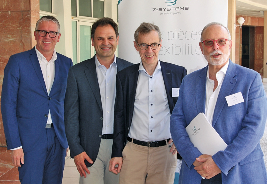 Dr. Ralf Lüttmann, Dr. Giancarlo Bianca, Dr. Pascal Eppe und Prof. Corrado Piconi (von links).