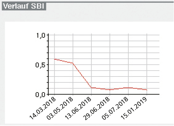Abb. 3: Verlauf SBI.