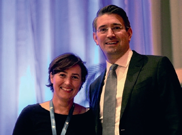 Neue DG PARO-Präsidentin Prof. Dr. Bettina Dannewitz und Tagungspräsident Prof. Dr. Moritz Kebschull.