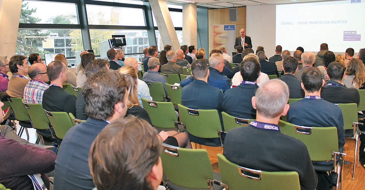 Abb. 3: Vertiefende „Partner Session“ von Amann Girrbach zum Thema digitale Totalprothetik.