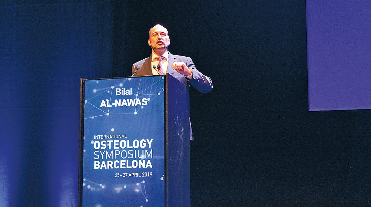 Prof. Dr. Bilal Al-Nawas referierte über den 3D-Druck für Verfahren zur Knochenaugmentation.