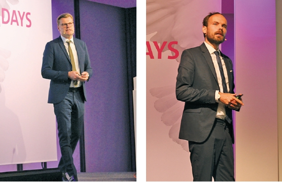 Dr. Arndt Happe (links) und ZTM Vincent Fehmer hatten wertvolle Tipps, wie sie Patienten für ästhetische Frontzahnversorgungen gewinnen und begeistern.