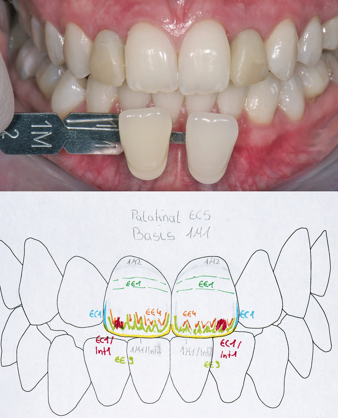 Abb. 4: Skizze für die Farbplanung.