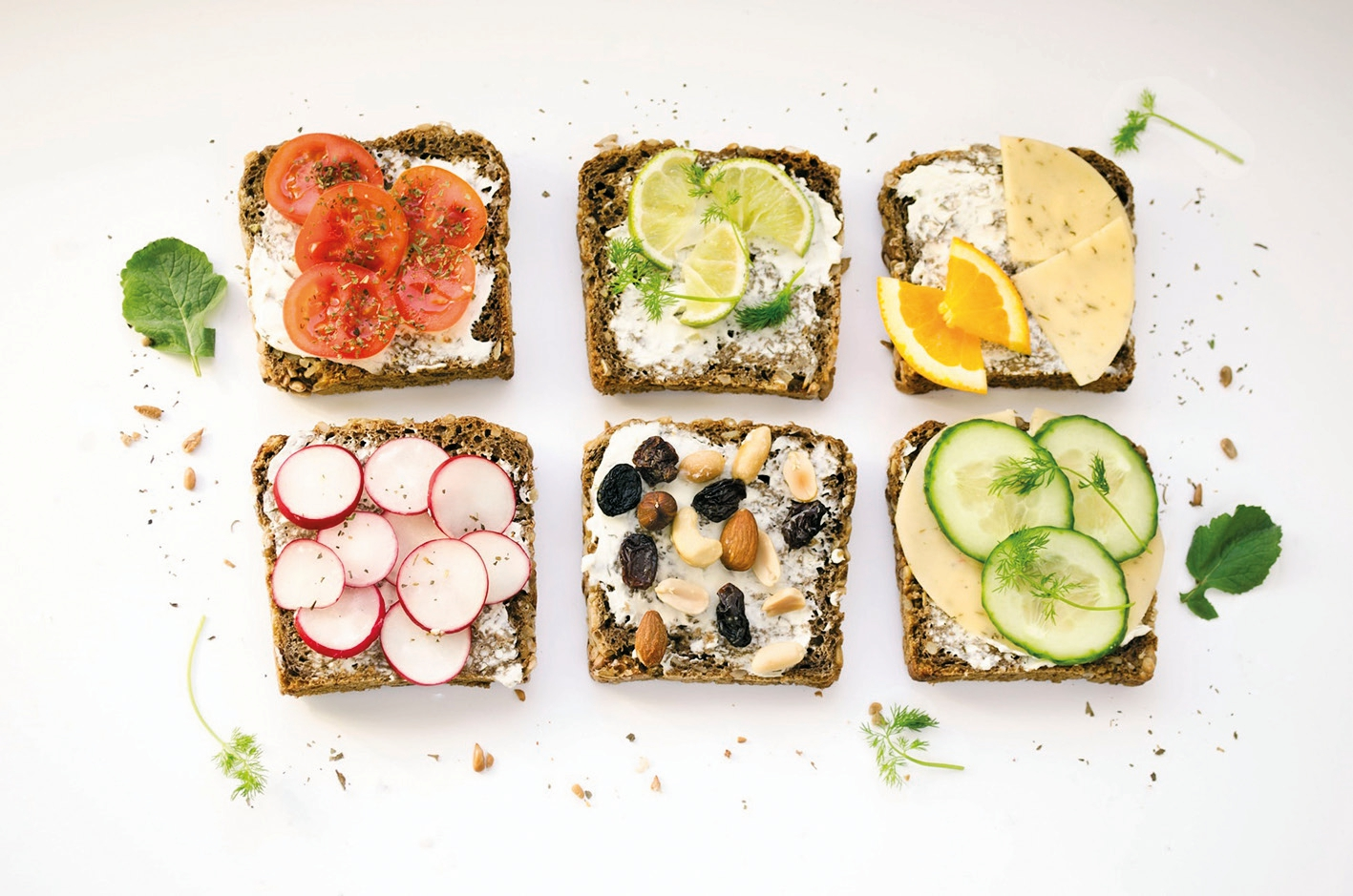 Abb. 4a: Es gibt zahlreiche leckere Alternativen für das Salamibrot, die Pizza, Nudeln oder sonstiges Fast Food. Obst und Gemüse sind auch vom sitzenden Zahntechniker gegenüber Fastfood, Süßigkeiten und dem Salamibrot oder Burger zu bevorzugen.