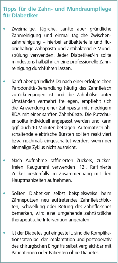 Tipps für Diabetiker.