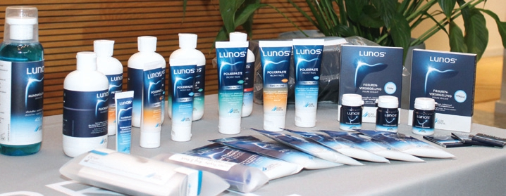 Das Prophylaxepulver Lunos® Gentle Clean.