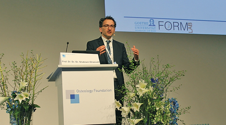 Prof. Dr. Shahram Ghanaati berichtete über seine positiven Erfahrungen mit PRF.