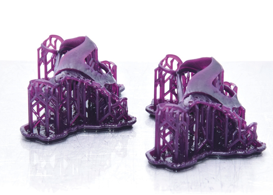 Abb. 9b: Die Modellgussprothesengerüste nach der IPA-Reinigung in Formlabs Form Wash.