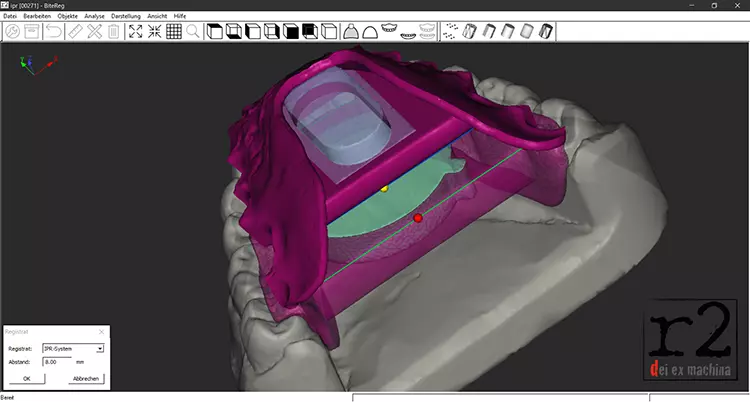 Abb. 12: IPR-Registrat während der Konstruktion.