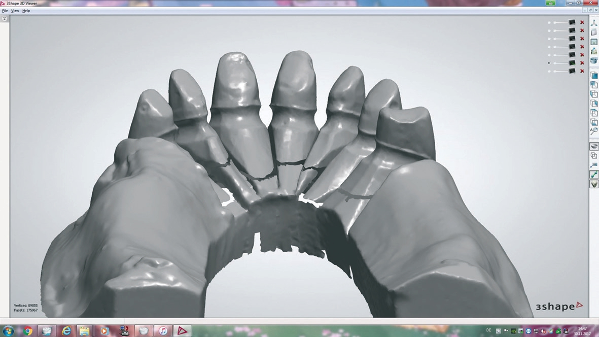 Abb. 22: Screenshot des Modellscans.