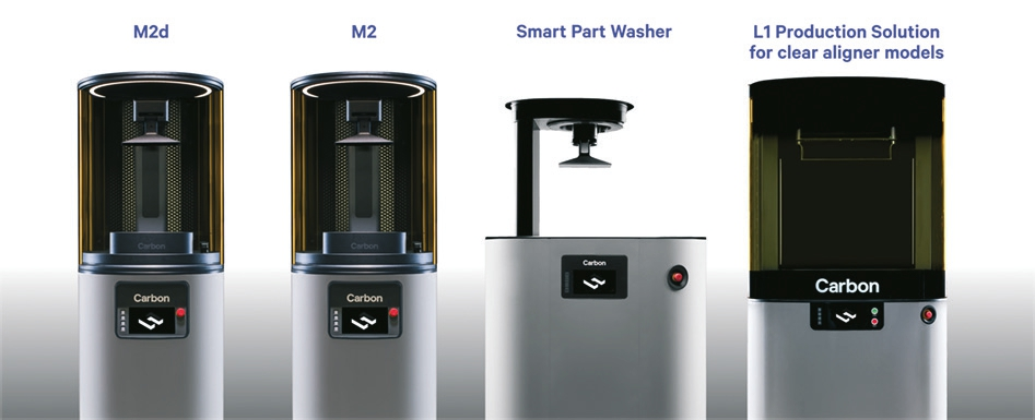 Abb. 16: Printer-Reihe mit Waschgerät von Carbon.