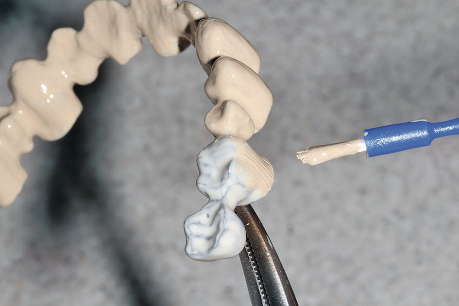 Abb. 34: Opakervorgang beim Gerüst.