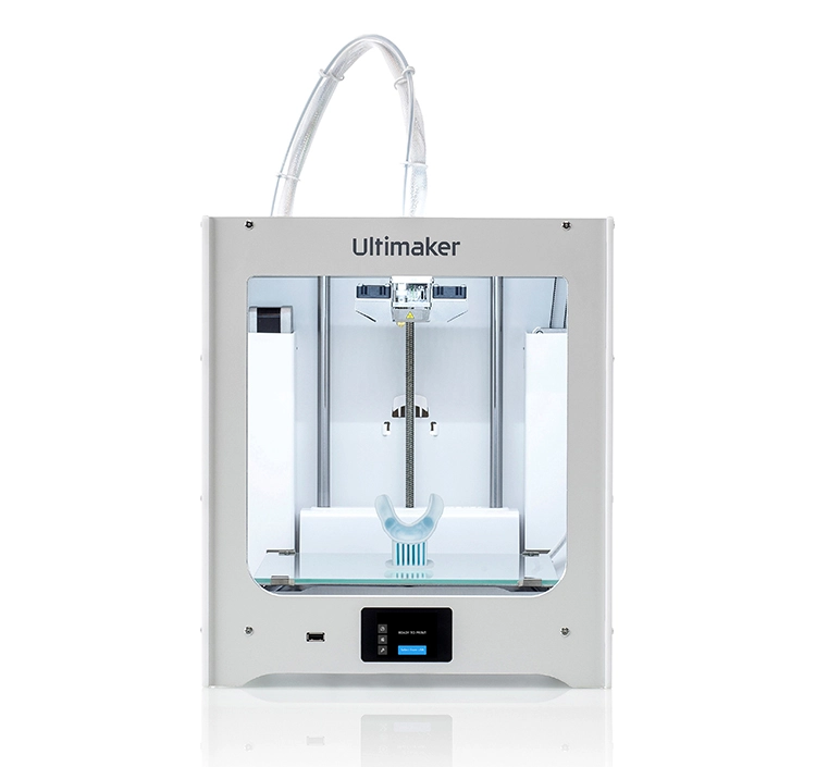 Abb. 1: Mit TrayFill gedruckter Funktionslöffel auf dem Ulitmaker 2+ connect.