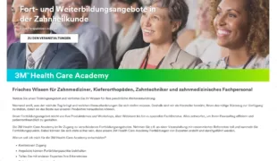 Neues Online Portal der 3M Health Care Academy unterstützt und fördert Lernbegierige.